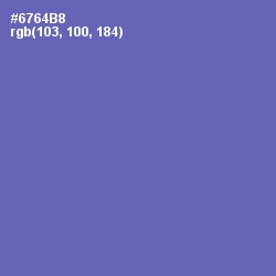 #6764B8 - Deluge Color Image