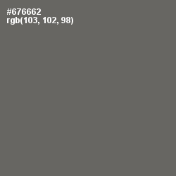 #676662 - Ironside Gray Color Image