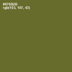 #676B2B - Fern Frond Color Image