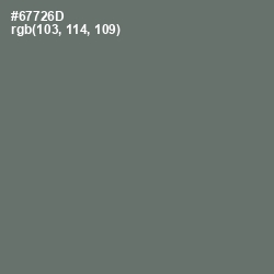 #67726D - Dove Gray Color Image