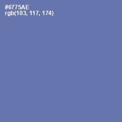 #6775AE - Deluge Color Image