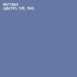 #6778A4 - Deluge Color Image