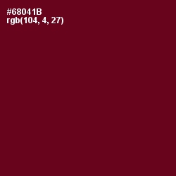 #68041B - Venetian Red Color Image
