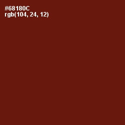 #68180C - Cherrywood Color Image