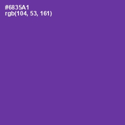 #6835A1 - Royal Purple Color Image