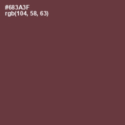 #683A3F - Buccaneer Color Image