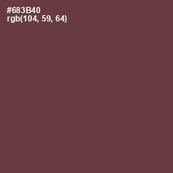 #683B40 - Tawny Port Color Image