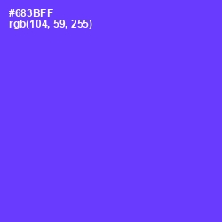 #683BFF - Purple Heart Color Image