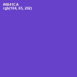 #6841CA - Fuchsia Blue Color Image