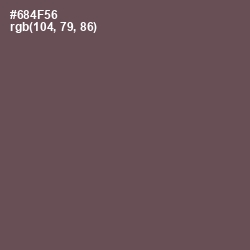 #684F56 - Eggplant Color Image