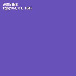 #6851B8 - Blue Violet Color Image