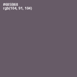 #685B68 - Salt Box Color Image
