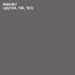 #686467 - Ironside Gray Color Image