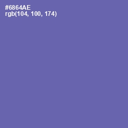 #6864AE - Deluge Color Image