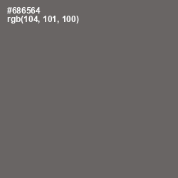 #686564 - Ironside Gray Color Image