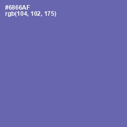 #6866AF - Deluge Color Image