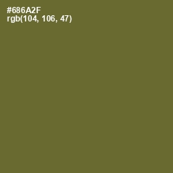 #686A2F - Yellow Metal Color Image