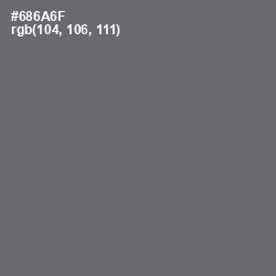 #686A6F - Dove Gray Color Image