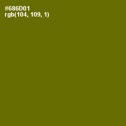 #686D01 - Olivetone Color Image