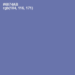 #6874AB - Deluge Color Image