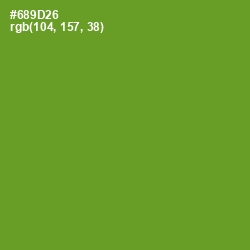 #689D26 - Olive Drab Color Image