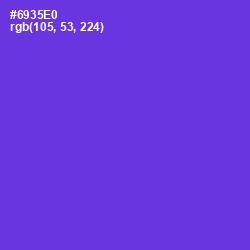 #6935E0 - Purple Heart Color Image