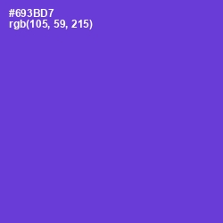 #693BD7 - Purple Heart Color Image