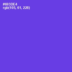 #693DE4 - Purple Heart Color Image