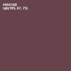 #69434B - Eggplant Color Image
