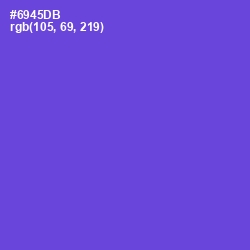 #6945DB - Fuchsia Blue Color Image