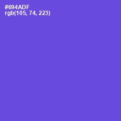 #694ADF - Fuchsia Blue Color Image