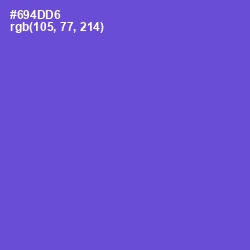 #694DD6 - Fuchsia Blue Color Image