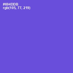 #694DDB - Fuchsia Blue Color Image