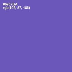 #6957BA - Blue Violet Color Image