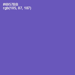 #6957BB - Blue Violet Color Image