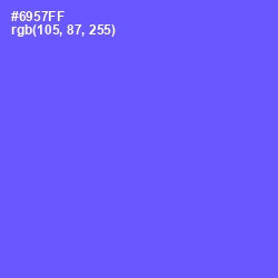 #6957FF - Royal Blue Color Image