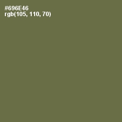 #696E46 - Finch Color Image