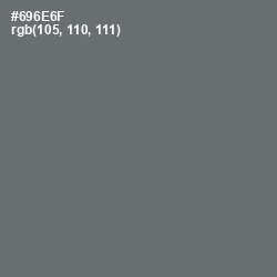 #696E6F - Dove Gray Color Image