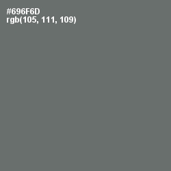 #696F6D - Dove Gray Color Image