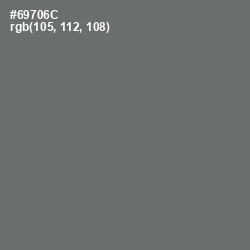 #69706C - Dove Gray Color Image