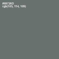 #69726D - Dove Gray Color Image