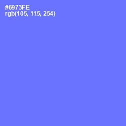 #6973FE - Moody Blue Color Image