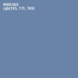 #6983A9 - Bermuda Gray Color Image