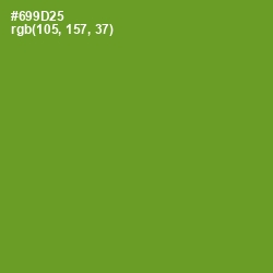 #699D25 - Olive Drab Color Image