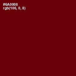#6A0008 - Rosewood Color Image