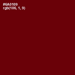 #6A0109 - Rosewood Color Image