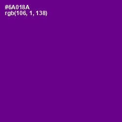 #6A018A - Purple Color Image