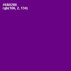 #6A0286 - Purple Color Image