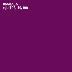 #6A0A5A - Pompadour Color Image