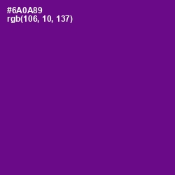 #6A0A89 - Purple Color Image